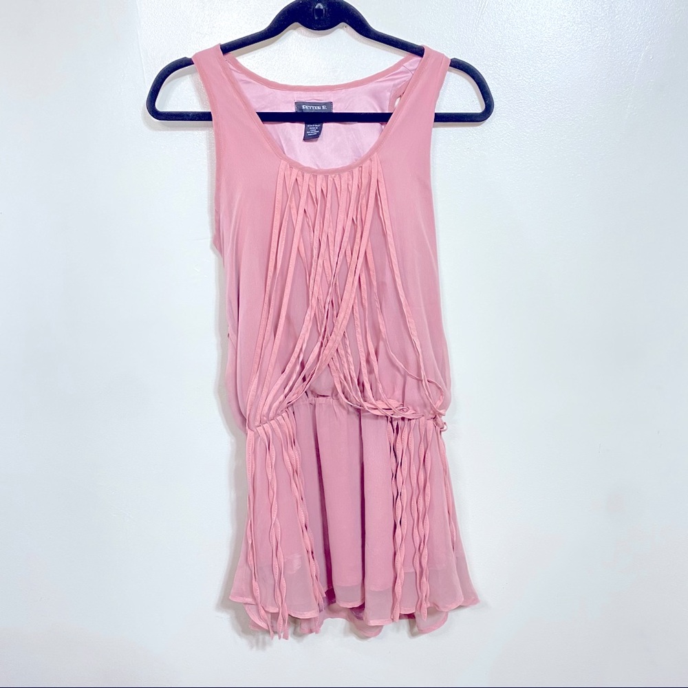 Blush tank tunic